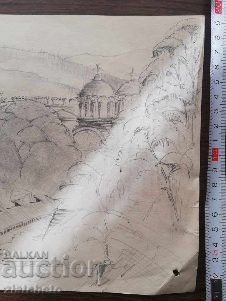 Old painting with price 30.00 BGN | € 15.34 Old painting with price 30.00 BGN | € 15.34