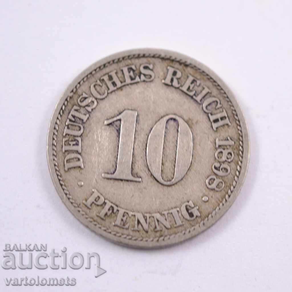 10 пфенинга 1898 г.  - Германия