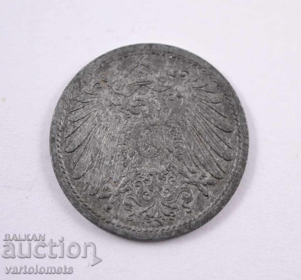 10 pfennigs 1917 - Γερμανία με τιμή 3.00 BGN | € 1.53 10 pfennigs 1917 - Γερμανία με τιμή 3.00 BGN | € 1.53