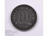 10 pfennigs 1916 - Γερμανία
