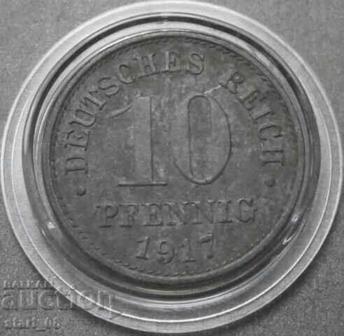 Germania 10 Pfennig 1917