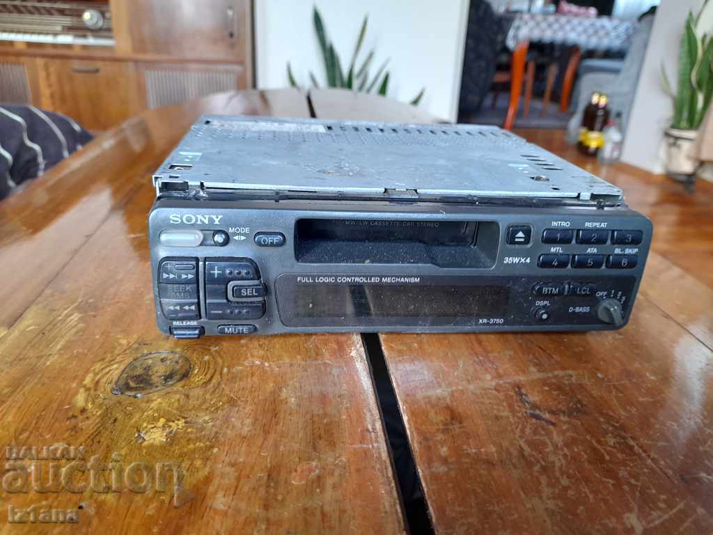 Old Sony car radio cassette player