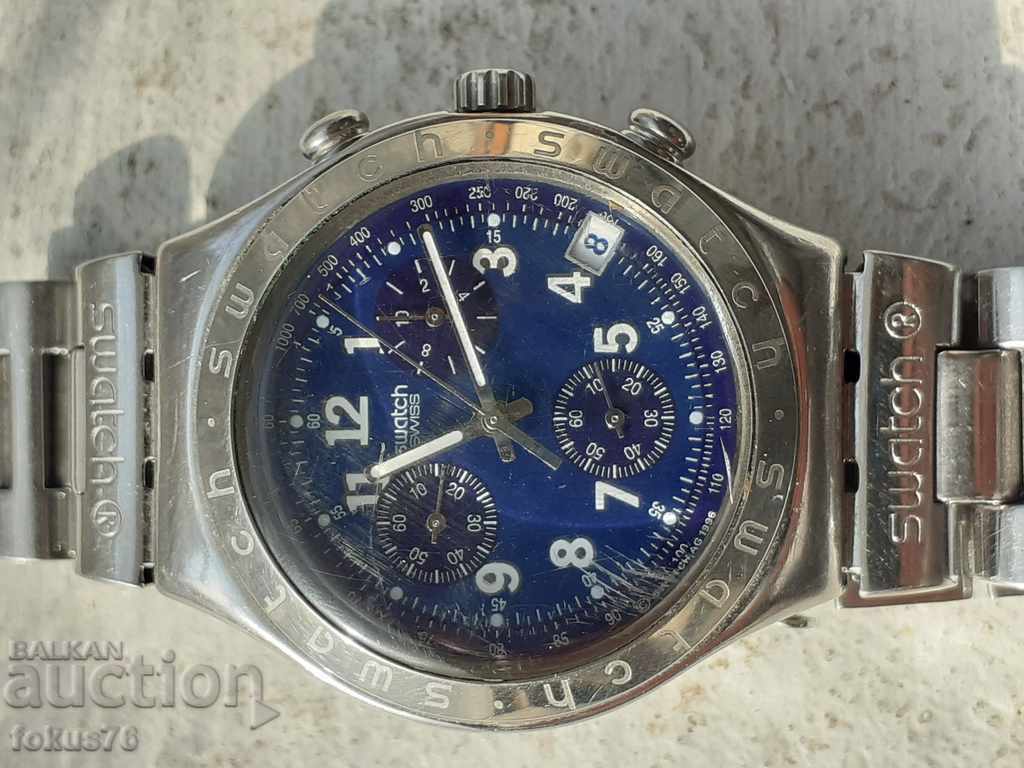 Watch Swatch Swiss Irony Secret Agent 1996 Chronograph with price 200.00 BGN | € 102.26 Watch Swatch Swiss Irony Secret Agent 1996 Chronograph with price 200.00 BGN | € 102.26