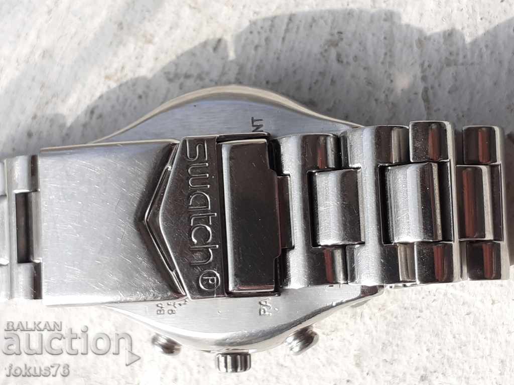 Auction Watch Swatch Swiss Irony Secret Agent 1996 Chronograph Auction Watch Swatch Swiss Irony Secret Agent 1996 Chronograph