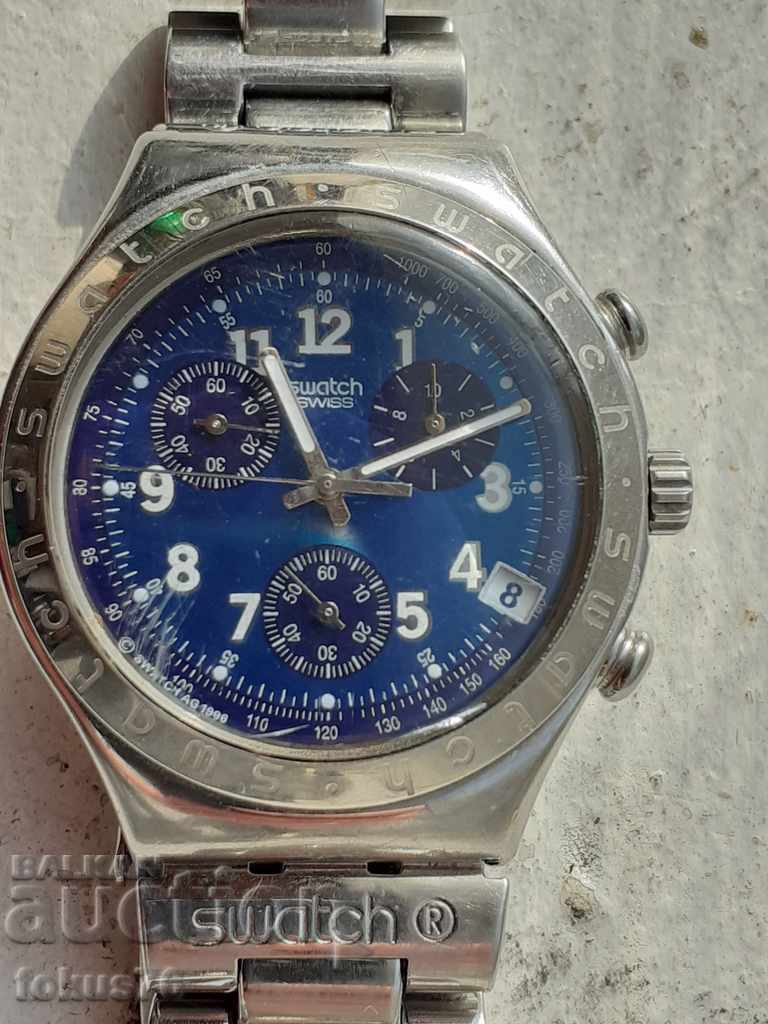 Часовник Swatch Swiss Irony Secret Agent 1996 Хронограф