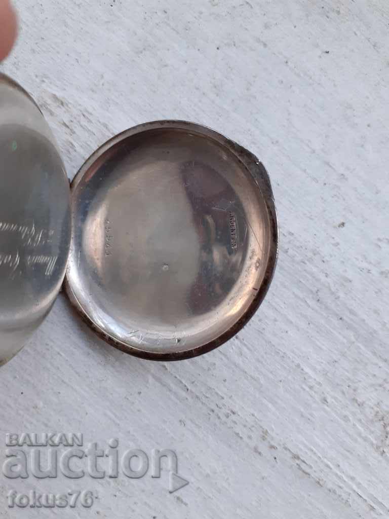 Delivery of Silver pocket watch with gilding - Works