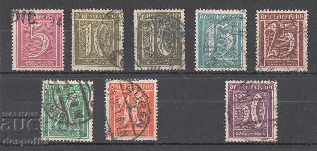 1921. Германия. Нови всекидневни марки.