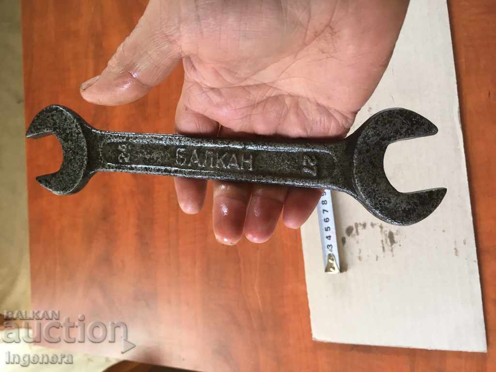WRENCH WIRE 24/27 BRAND TOOL BALKAN-BULGARIA with price 9.00 BGN | € 4.60 WRENCH WIRE 24/27 BRAND TOOL BALKAN-BULGARIA with price 9.00 BGN | € 4.60