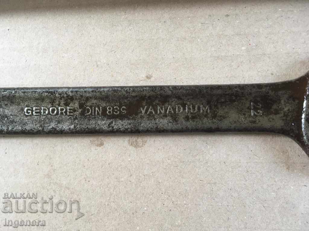 WRENCH 22/27 BRAND GEDORE TOOL with price 8.00 BGN | € 4.09