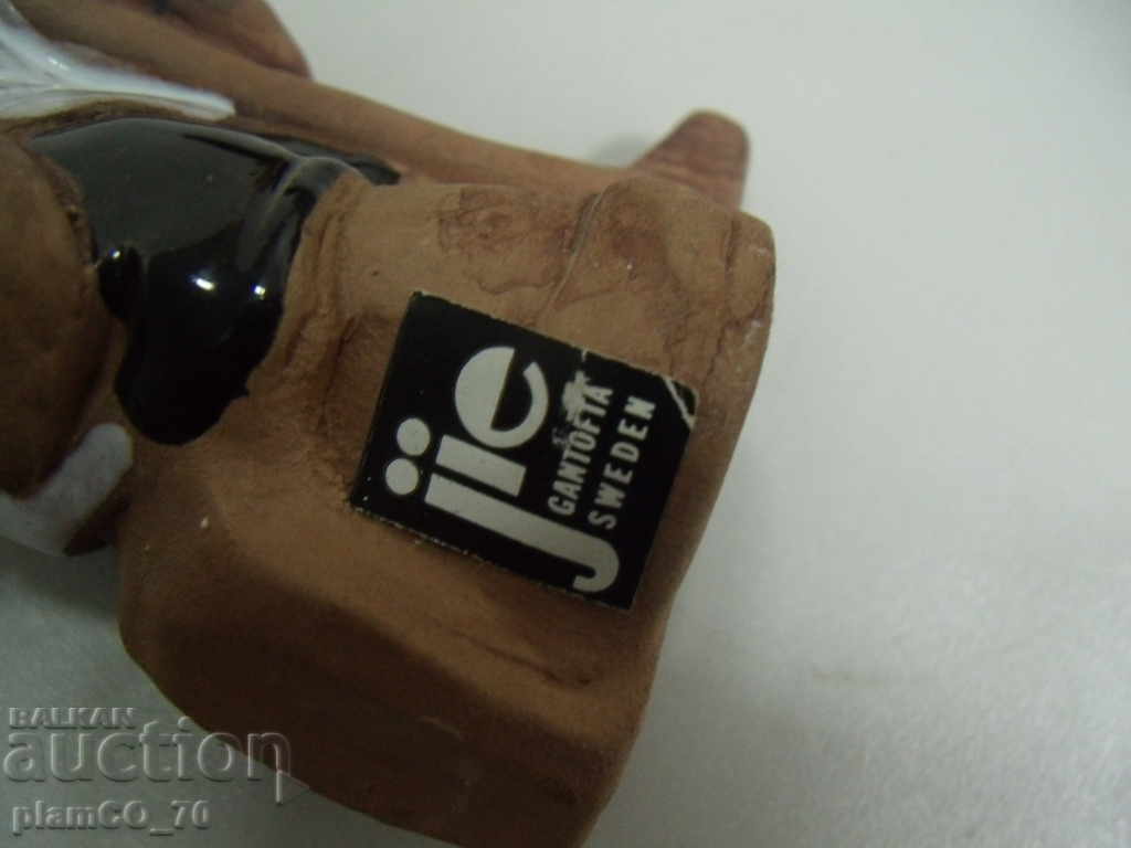 № * 5984 figurină veche mică din ceramică - jucător de hochei - jie - 6