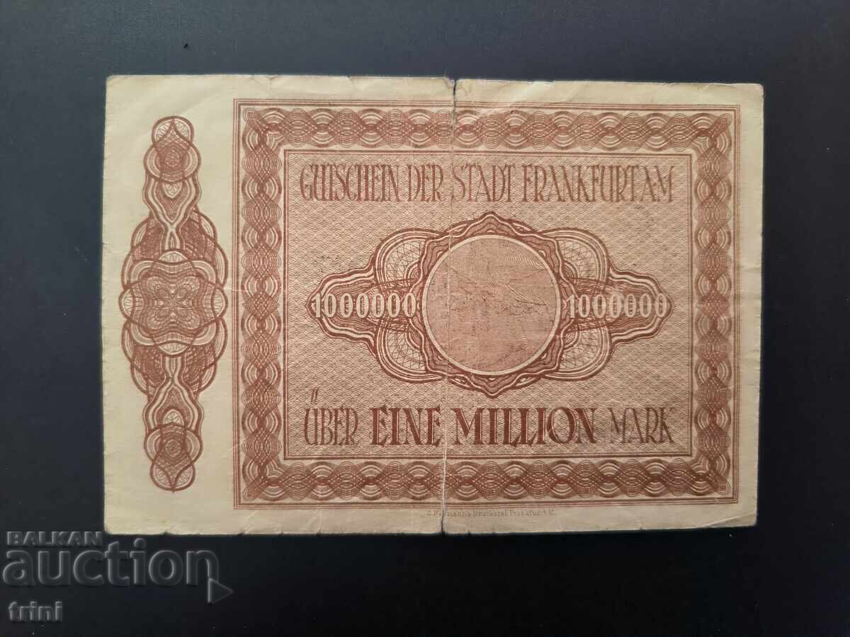 1 εκατομμύριο μάρκα 1923 Φρανκφούρτη επί του Μάιν με τιμή € 10.00 | 19.56 BGN