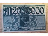 2 милиона марки 1923 Бремен   а25