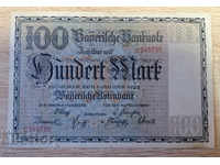 100 марки 1922 Бавария-Мюнхен   а26