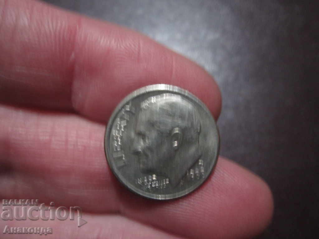 10 цента - САЩ - 1988 год - ONE DIME буква D