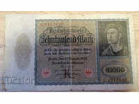 10000 марки 1922 Ваймарска република  а27