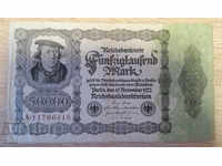 50.000 timbre Germania 1922 a30
