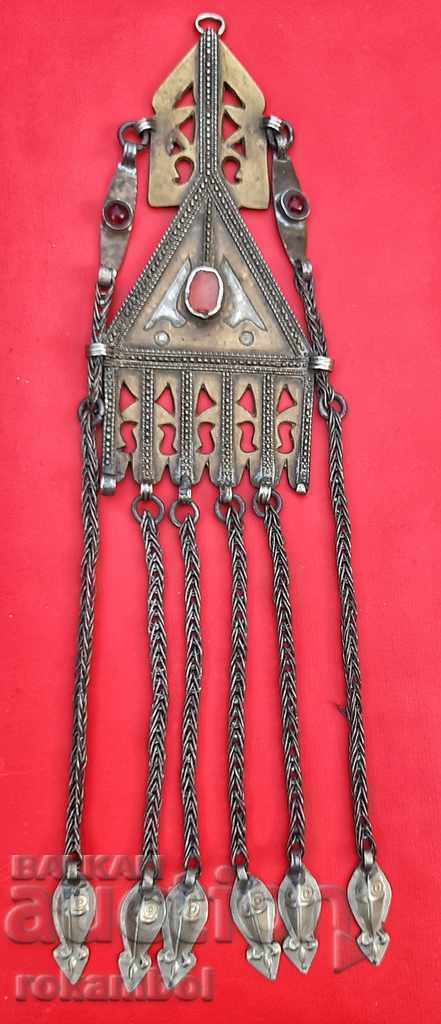 Old ethnographic jewelry with carnelian and garnet Old ethnographic jewelry with carnelian and garnet