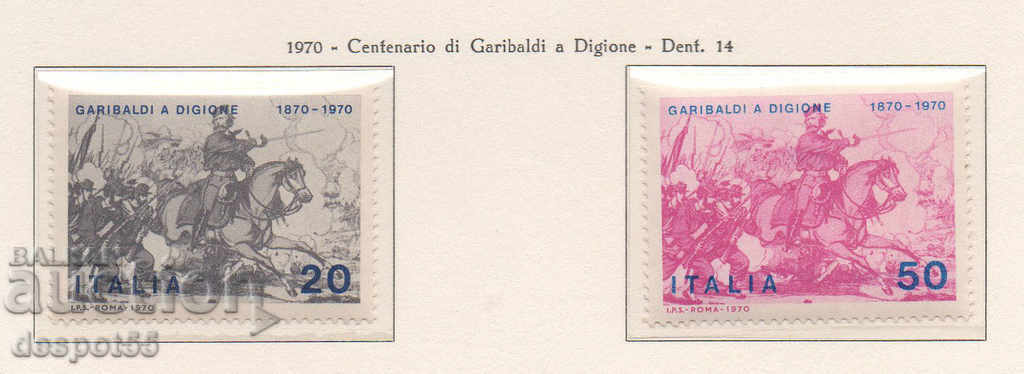 1970 Italy. Garibaldi's participation in the Franco-Prussian War