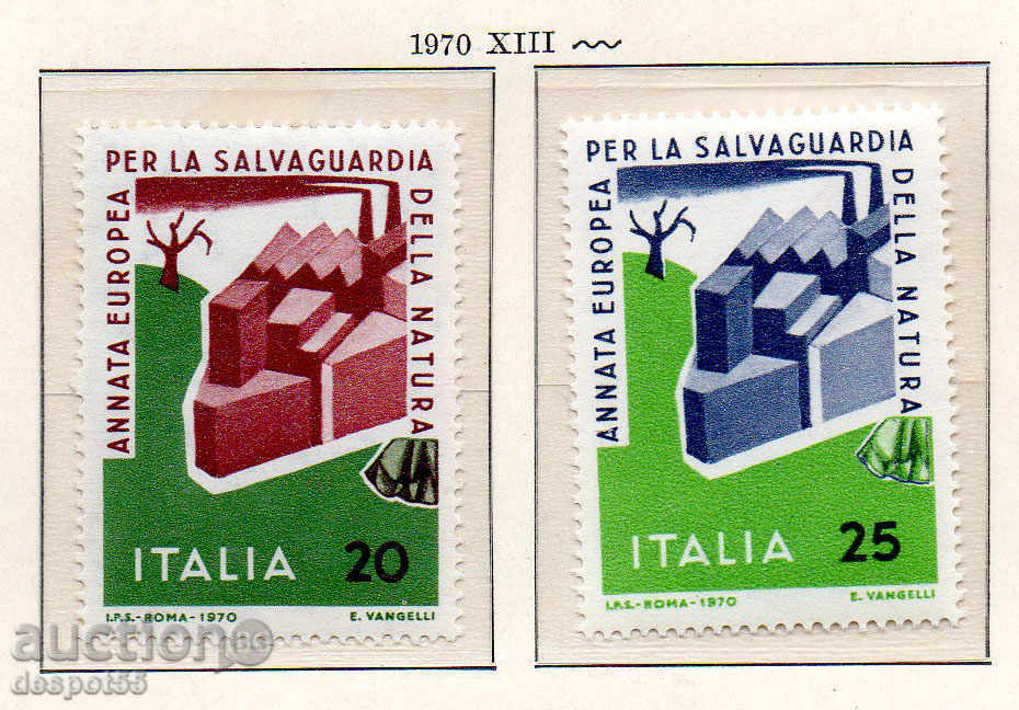 1970. Ιταλία. Ευρωπαϊκό Έτος για τη Διατήρηση της Φύσης.
