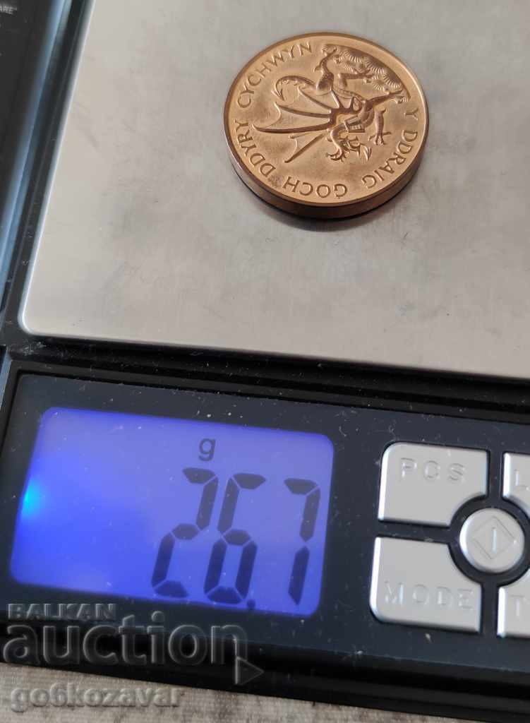 Auction  Great Britain Prince Charles Medal 1969 Rare! UNC