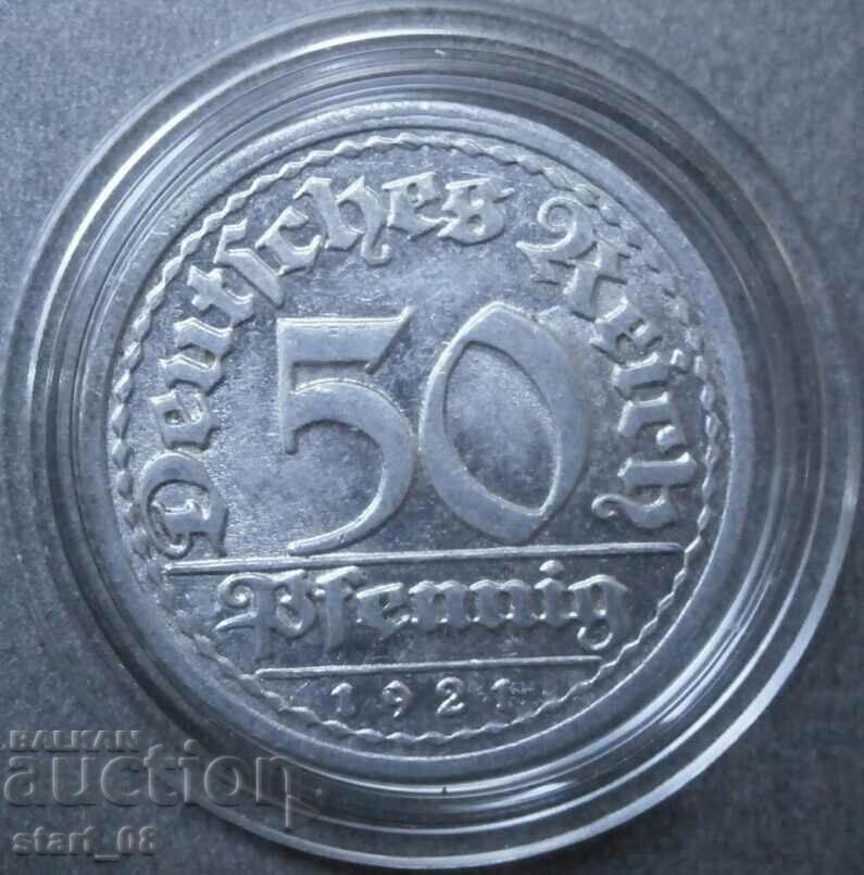 50 pfennigs 1921