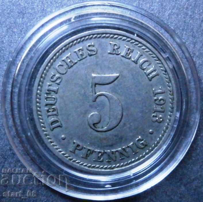 Γερμανία 5 pfennig 1913
