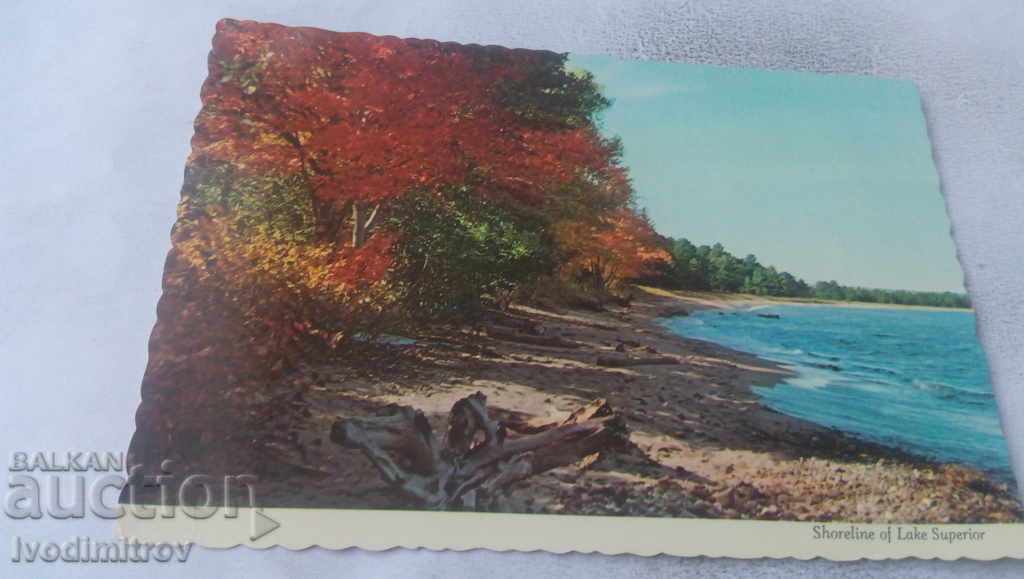 Carte poștală Shoreline of Lake Superior 1978