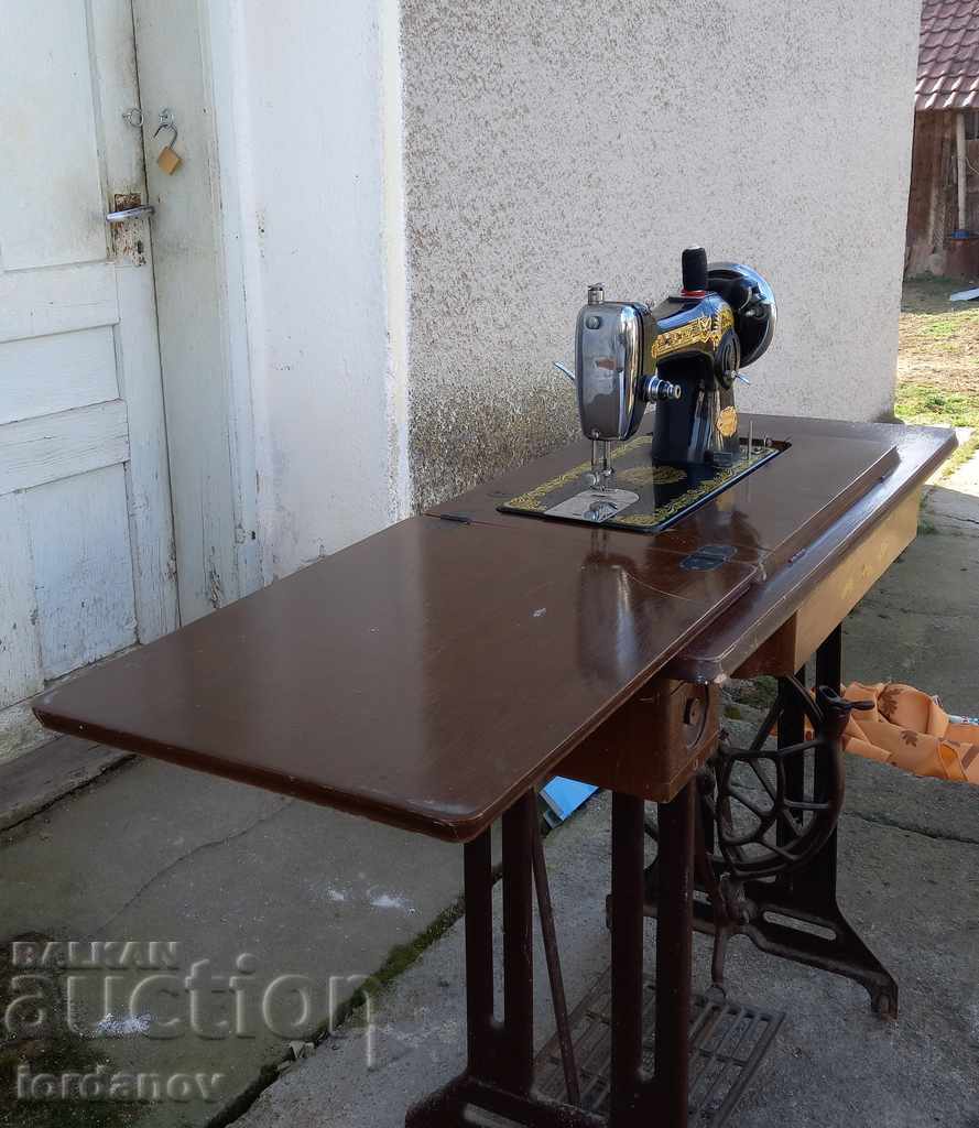 An old sewing machine. with price 130.00 BGN | € 66.47