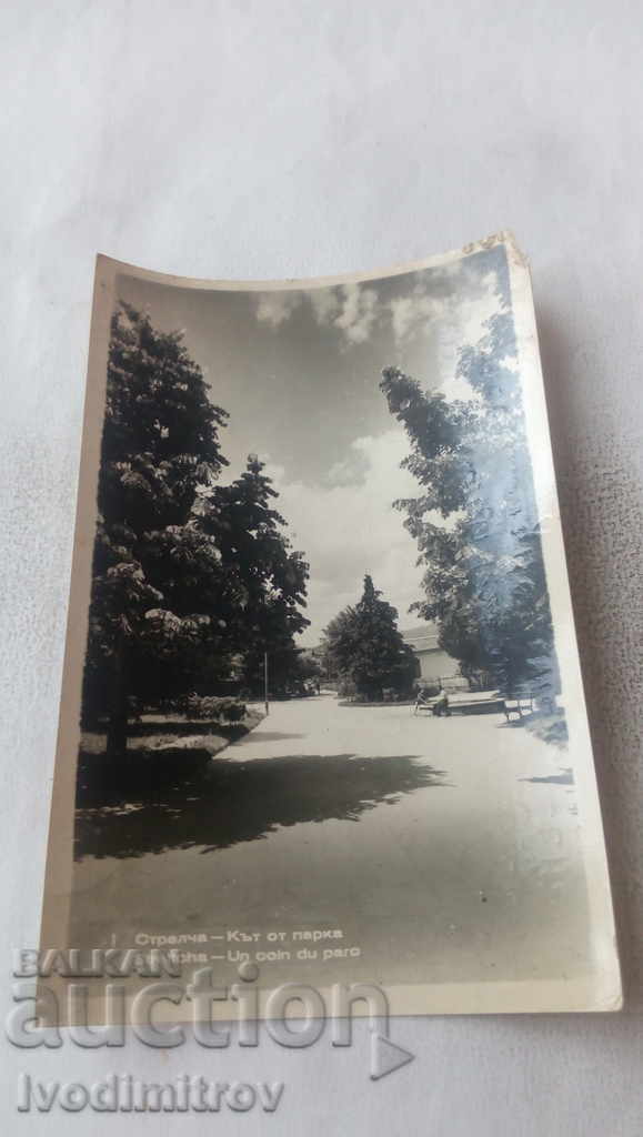 Postcard Strelcha Corner from the park 1965