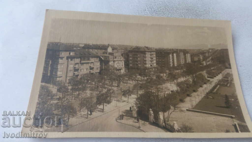Carte poștală Bulevardul Țarului Osvoboditel Sofia