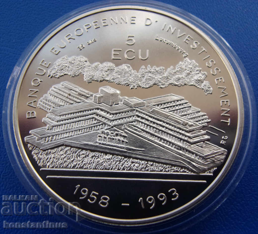 Люксембург 5 Екю 1993 UNC PROOF Rare с цена € 30.68 | 60.00 лв. Люксембург 5 Екю 1993 UNC PROOF Rare с цена € 30.68 | 60.00 лв.