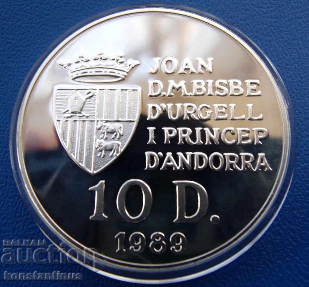 Андора 10 Дайнерс 1989 UNC PROOF Rare с цена € 40.90 | 79.99 лв. Андора 10 Дайнерс 1989 UNC PROOF Rare с цена € 40.90 | 79.99 лв.