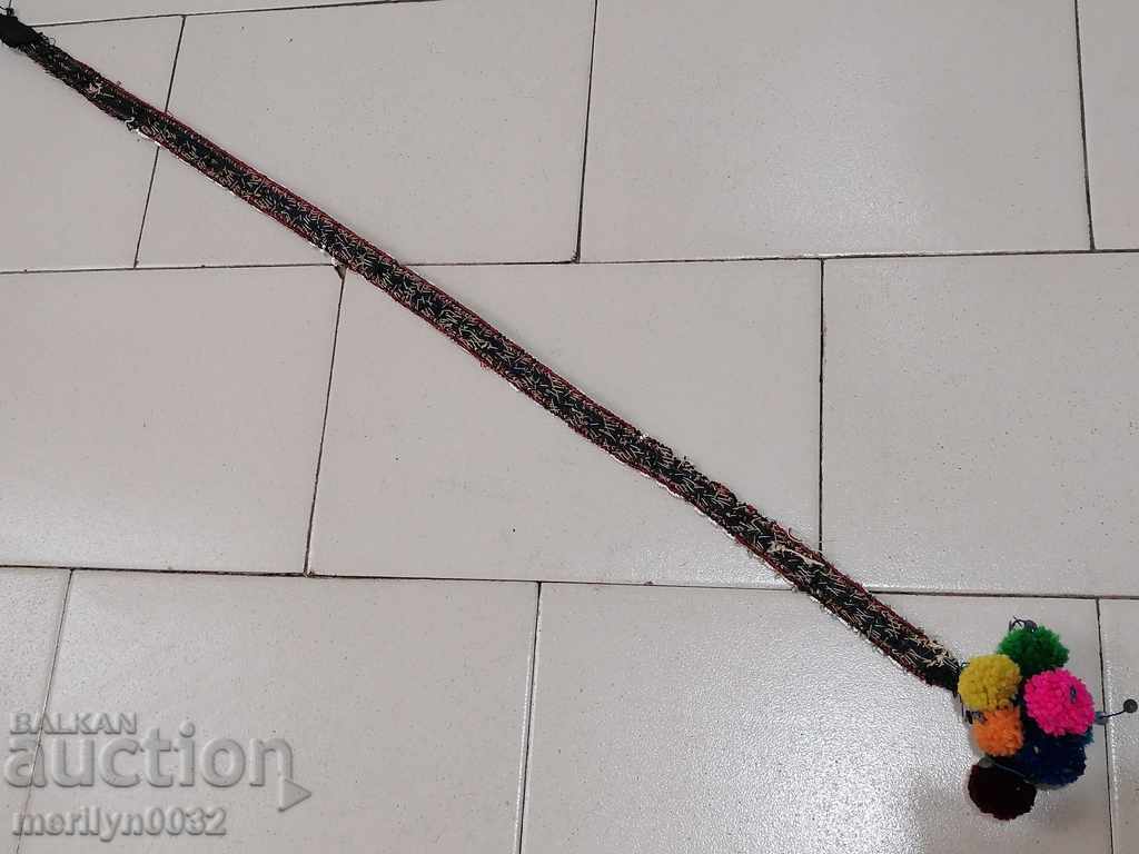 Beaded costume belt blue beaded belt - 6 Beaded costume belt blue beaded belt - 6