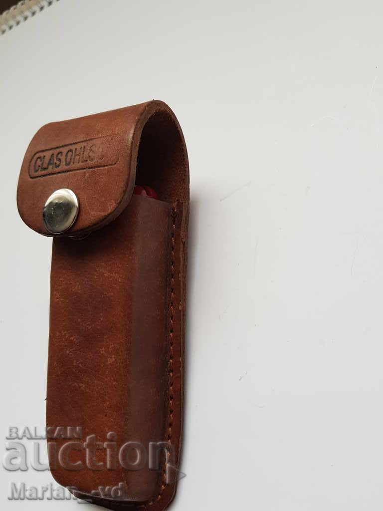 Auction Multifunctional pocket knife with leather case Auction Multifunctional pocket knife with leather case
