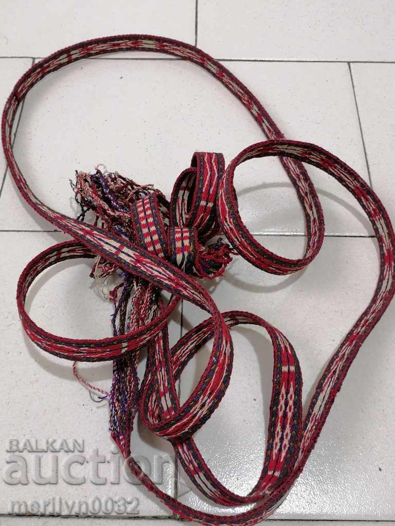 Old hand-knitted belt belt belt 3.25 meters with price 98.00 BGN | € 50.11 Old hand-knitted belt belt belt 3.25 meters with price 98.00 BGN | € 50.11