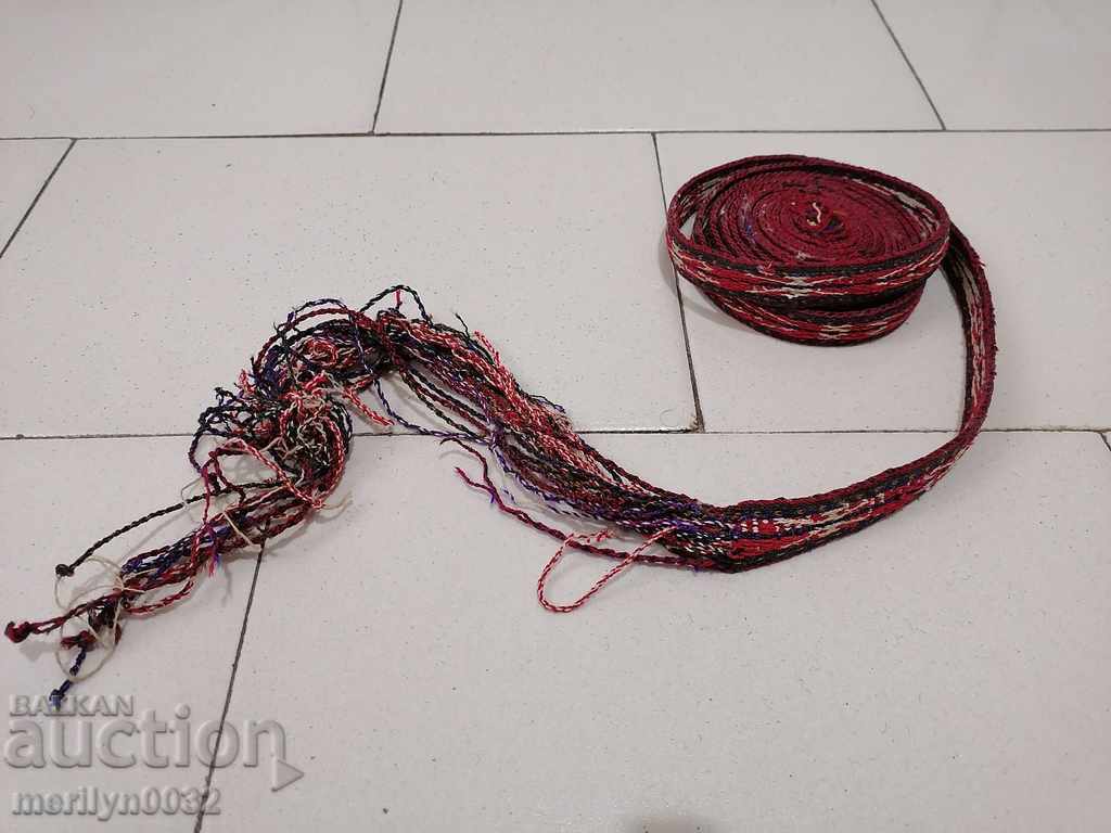 Delivery of Old hand-knitted belt belt belt 3.25 meters Delivery of Old hand-knitted belt belt belt 3.25 meters