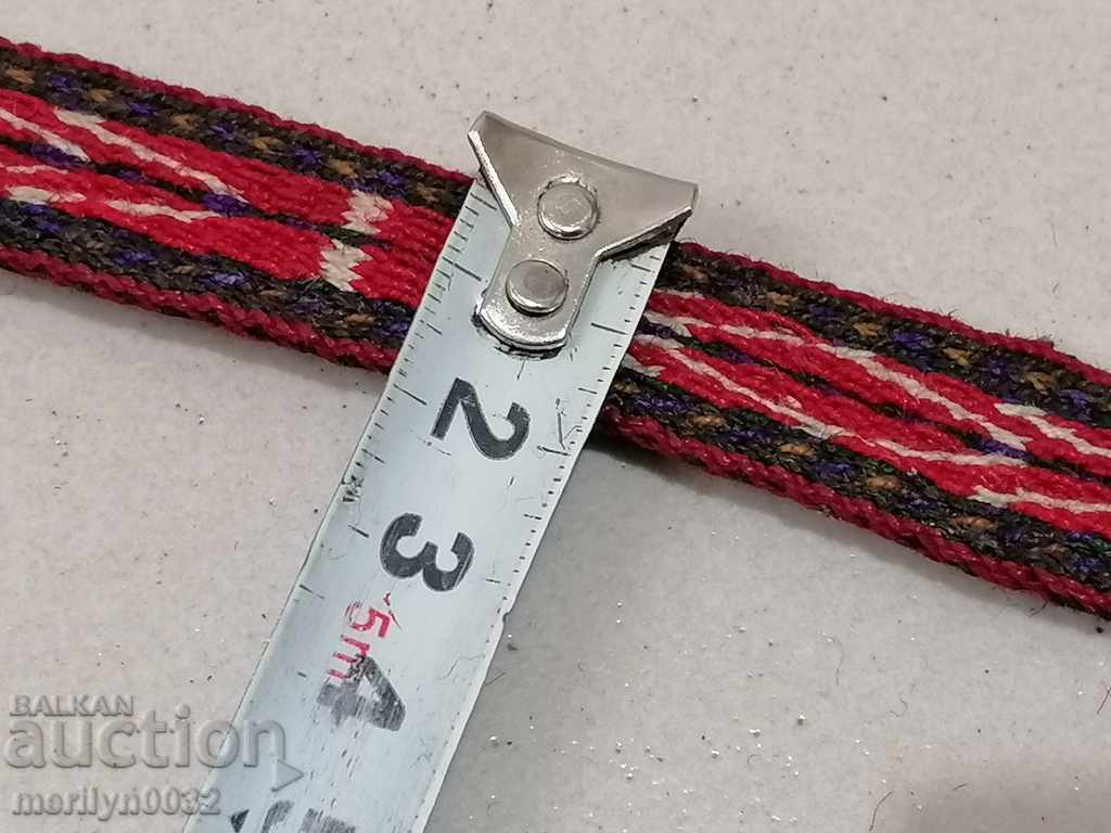 Old hand-knitted belt belt belt 3.25 meters - 5 Old hand-knitted belt belt belt 3.25 meters - 5