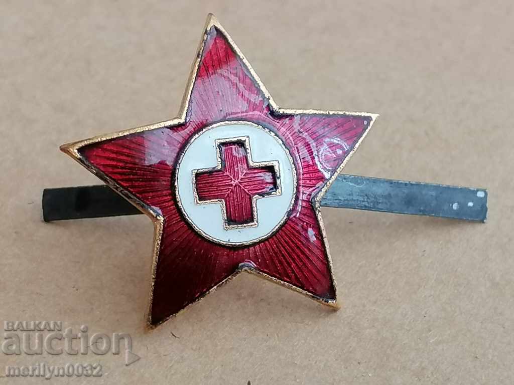 Officer doctor cockade cap cap enamel badge badge - 5 Officer doctor cockade cap cap enamel badge badge - 5