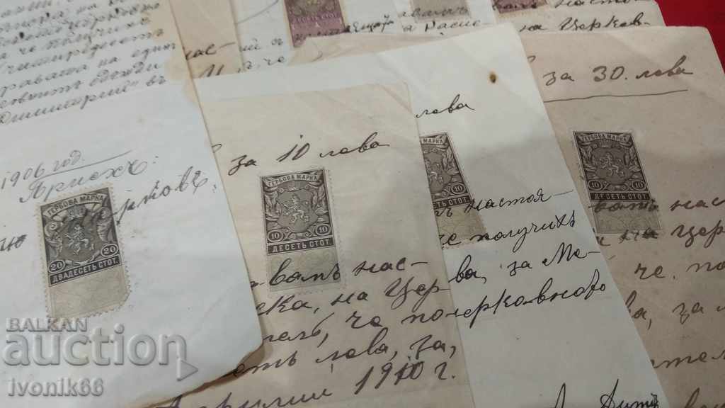 Auction 30 documents with 39 stamps 1900-1920 Auction 30 documents with 39 stamps 1900-1920
