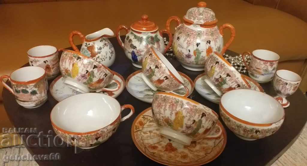 Vintage collection of Japanese porcelain