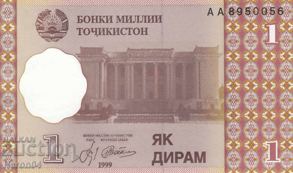 1 diram 1999, Tajikistan