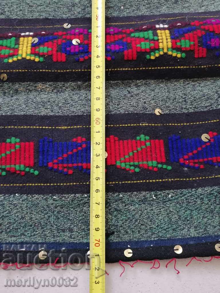 Auction  Old woven, embroidered and embroidered apron, costume, sukman