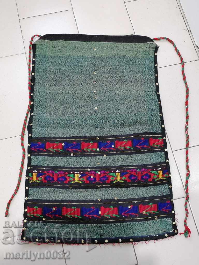 Old woven, embroidered and embroidered apron, costume, sukman