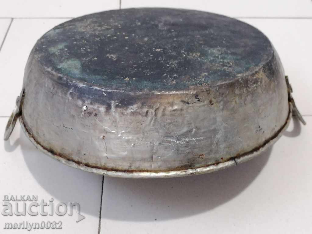 Cooking pan, copper, casserole, blue, copper dish tray with price 75.00 BGN | € 38.35 Cooking pan, copper, casserole, blue, copper dish tray with price 75.00 BGN | € 38.35