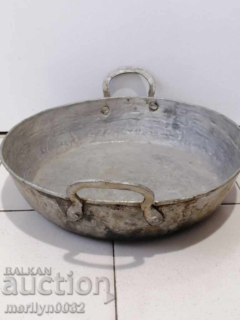 Auction Cooking pan, copper, casserole, blue, copper dish tray Auction Cooking pan, copper, casserole, blue, copper dish tray