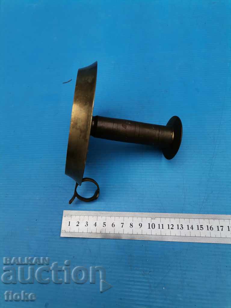 Auction Candlestick - bronze Auction Candlestick - bronze