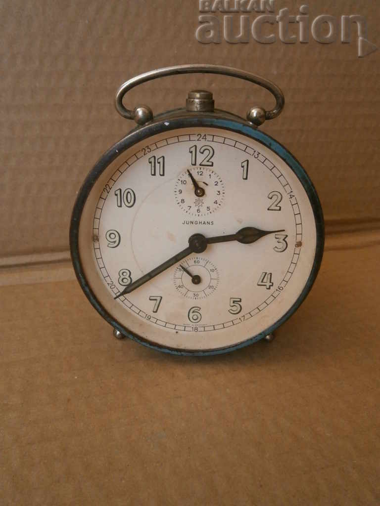 antique alarm clock JUNGHANS MADE IN GERMANY - 7 antique alarm clock JUNGHANS MADE IN GERMANY - 7