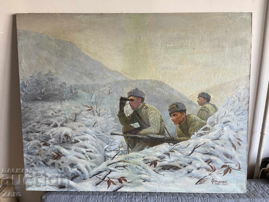 Стара Голяма Картина от Атанас Воденичаров Маслени Бои