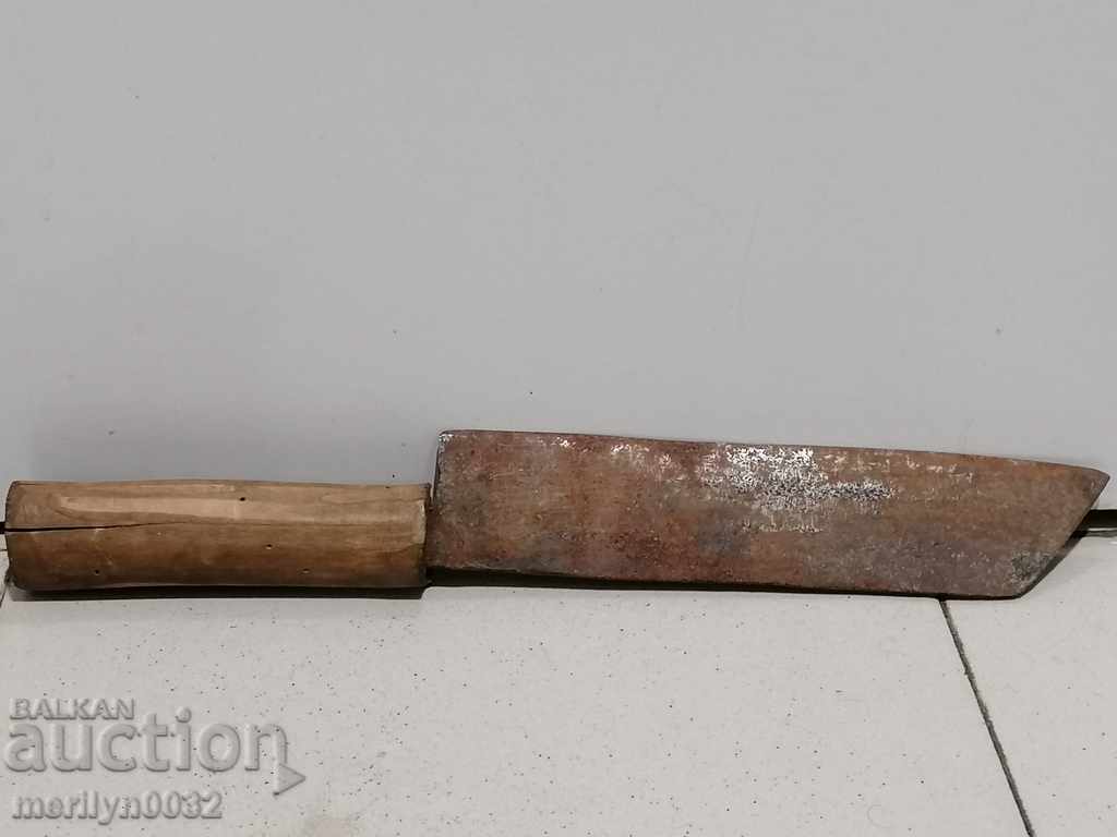 Auction Hand forged saber, blade, knife, top Auction Hand forged saber, blade, knife, top