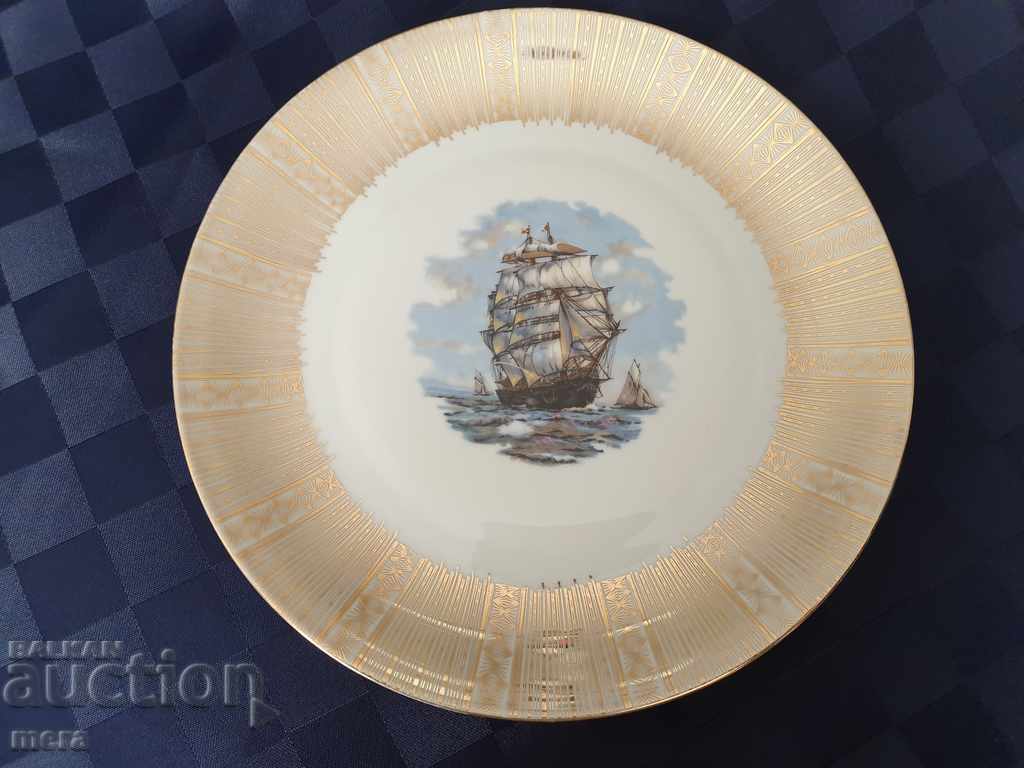 Porcelain large plate-Bavaria